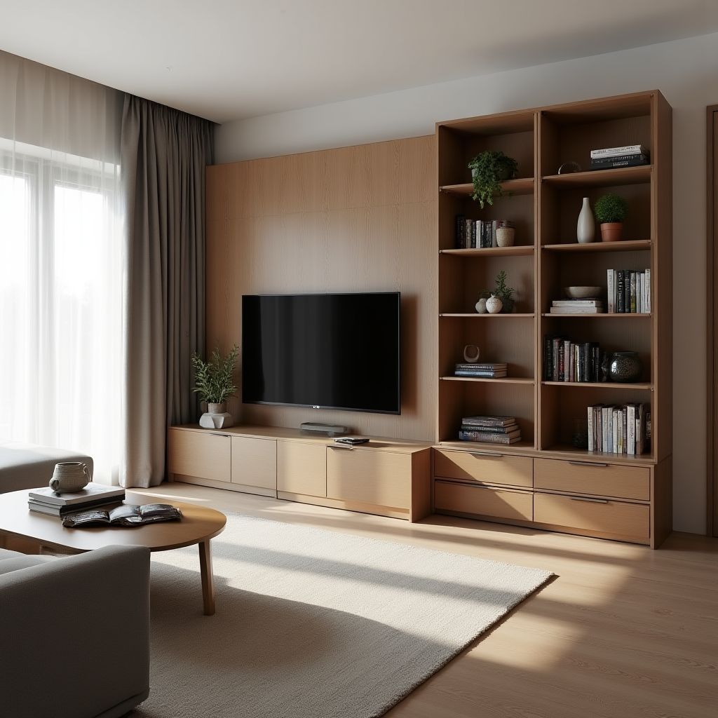 Moderne Wohnzimmermöbel mit cleveren Stauraum-Lösungen