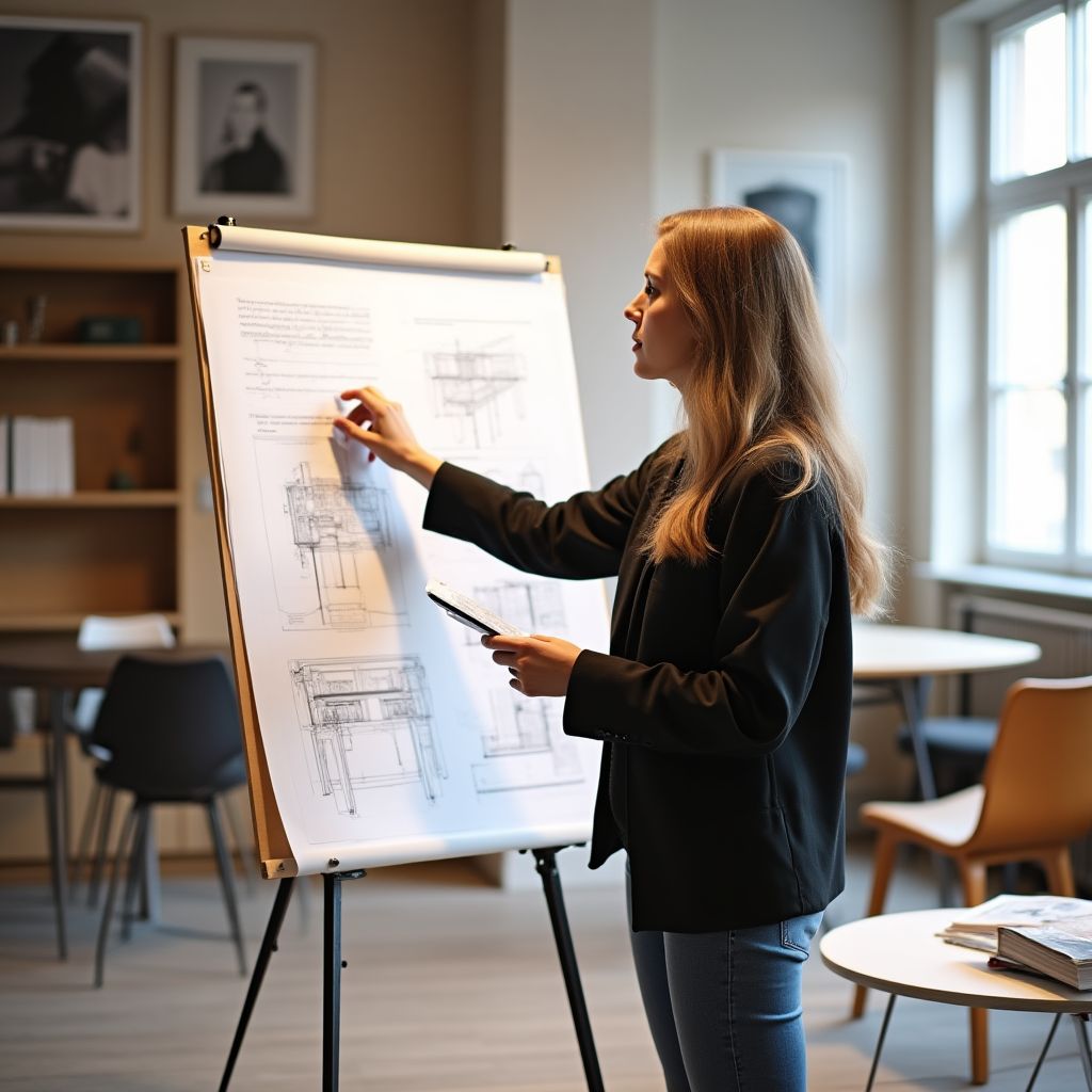 Projektmanager mit Kunden