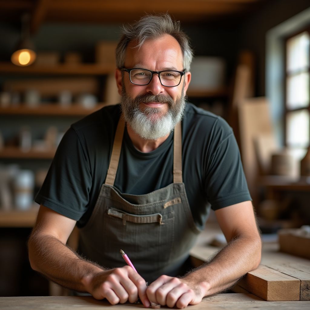 Klaus Weber, Gründer und Tischlermeister